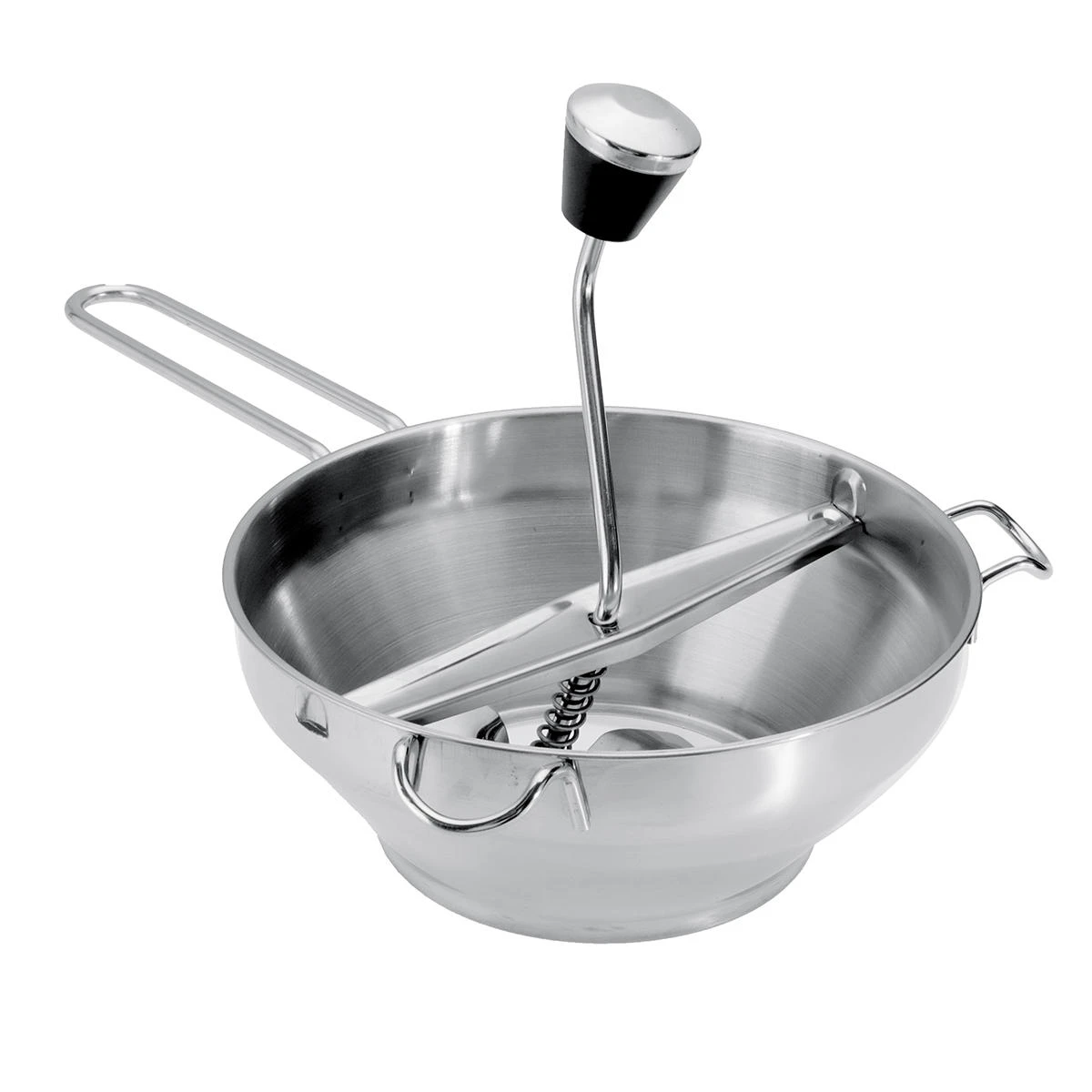 (image for) Stainless Steel Food Mill Metal Vegetable/Carrot/Tomato/Potato/Rice Mixer Maker Cutter